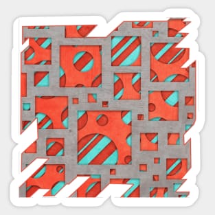 Polygon Composition Sticker